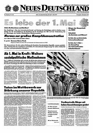Neues Deutschland Online-Archiv on Apr 30, 1977