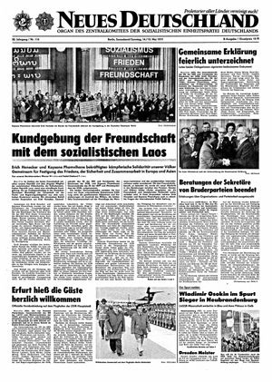 Neues Deutschland Online-Archiv vom 14.05.1977