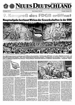 Neues Deutschland Online-Archiv on May 17, 1977