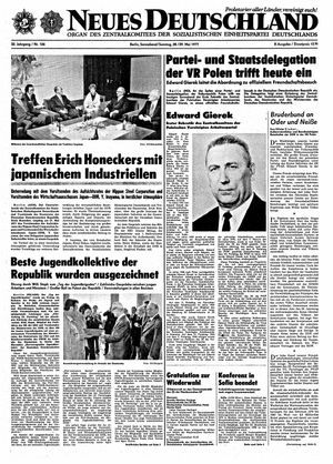 Neues Deutschland Online-Archiv vom 28.05.1977