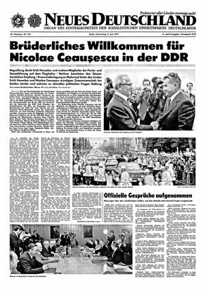 Neues Deutschland Online-Archiv vom 09.06.1977