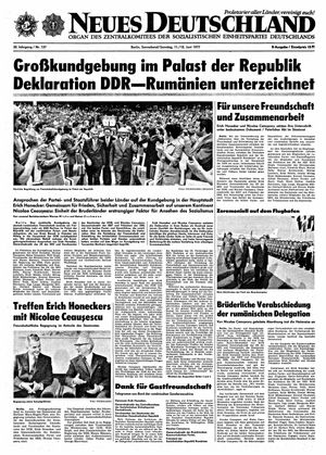 Neues Deutschland Online-Archiv vom 11.06.1977