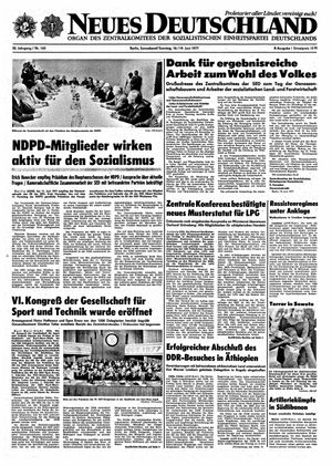 Neues Deutschland Online-Archiv vom 18.06.1977