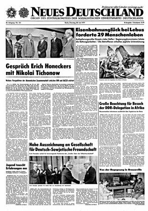 Neues Deutschland Online-Archiv vom 28.06.1977