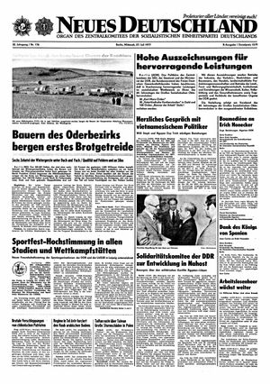 Neues Deutschland Online-Archiv vom 27.07.1977