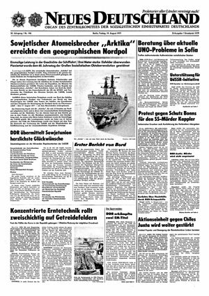 Neues Deutschland Online-Archiv vom 19.08.1977