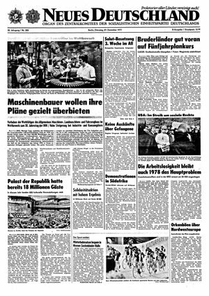 Neues Deutschland Online-Archiv vom 27.12.1977