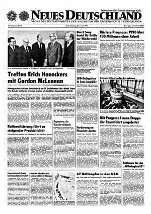 Neues Deutschland Online-Archiv vom 24.01.1978