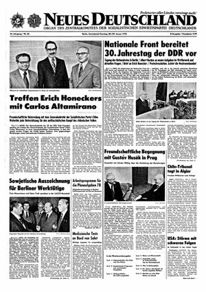 Neues Deutschland Online-Archiv vom 28.01.1978