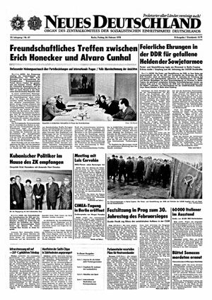 Neues Deutschland Online-Archiv vom 24.02.1978