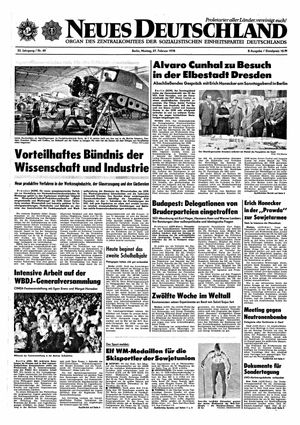 Neues Deutschland Online-Archiv vom 27.02.1978