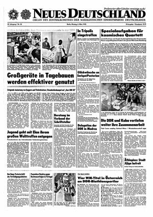 Neues Deutschland Online-Archiv vom 06.03.1978