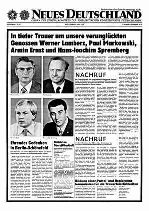 Neues Deutschland Online-Archiv vom 08.03.1978