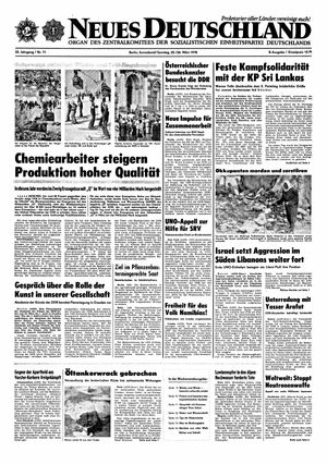 Neues Deutschland Online-Archiv vom 25.03.1978