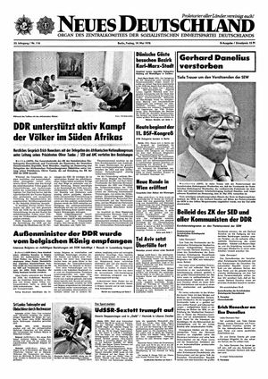Neues Deutschland Online-Archiv vom 19.05.1978