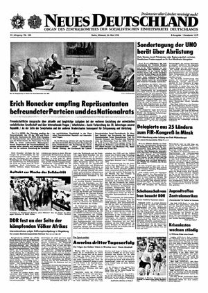Neues Deutschland Online-Archiv vom 24.05.1978