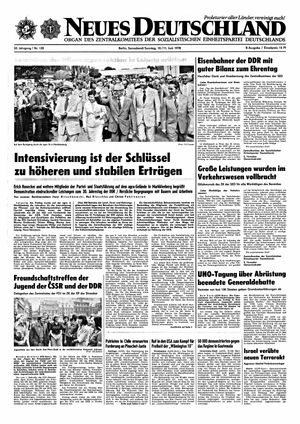 Neues Deutschland Online-Archiv vom 10.06.1978