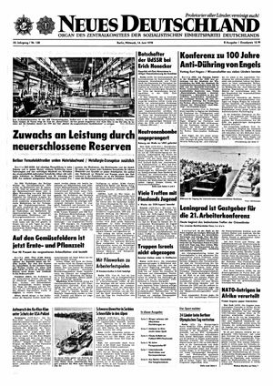 Neues Deutschland Online-Archiv vom 14.06.1978