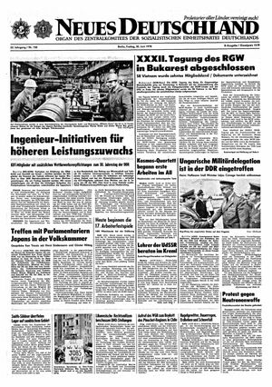 Neues Deutschland Online-Archiv vom 30.06.1978