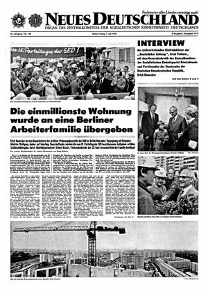 Neues Deutschland Online-Archiv vom 07.07.1978