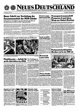 Neues Deutschland Online-Archiv vom 08.07.1978