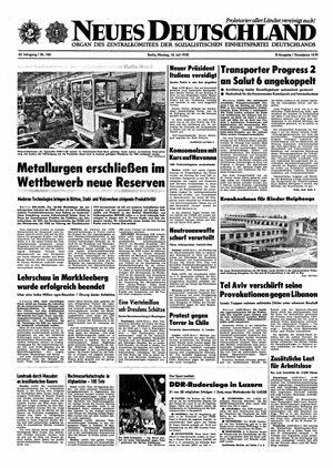 Neues Deutschland Online-Archiv on Jul 10, 1978