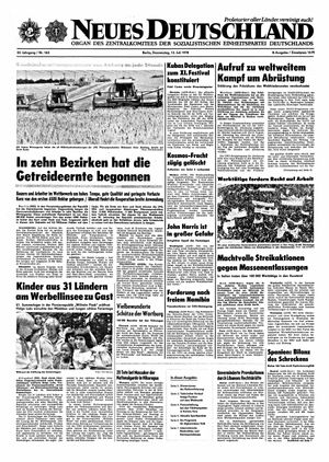 Neues Deutschland Online-Archiv vom 13.07.1978