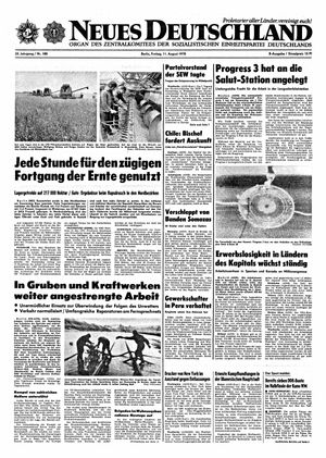Neues Deutschland Online-Archiv vom 11.08.1978