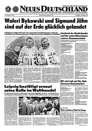 Neues Deutschland Online-Archiv vom 04.09.1978