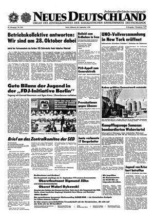 Neues Deutschland Online-Archiv vom 20.09.1978