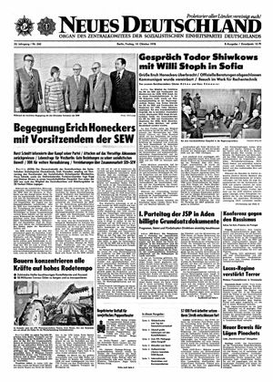 Neues Deutschland Online-Archiv vom 13.10.1978