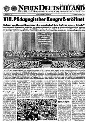 Neues Deutschland Online-Archiv on Oct 19, 1978