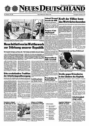 Neues Deutschland Online-Archiv vom 25.10.1978