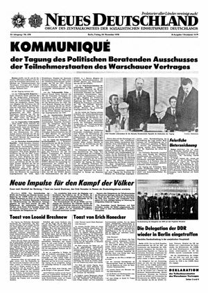 Neues Deutschland Online-Archiv vom 24.11.1978