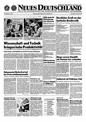 Neues Deutschland Online-Archiv vom 02.12.1978