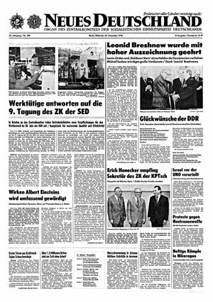 Neues Deutschland Online-Archiv vom 20.12.1978