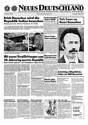 Neues Deutschland Online-Archiv vom 28.12.1978