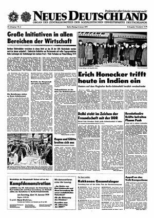 Neues Deutschland Online-Archiv vom 08.01.1979