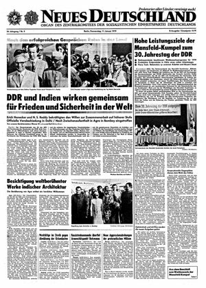 Neues Deutschland Online-Archiv vom 11.01.1979