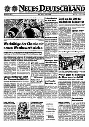 Neues Deutschland Online-Archiv vom 17.01.1979