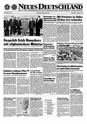 Neues Deutschland Online-Archiv vom 23.01.1979