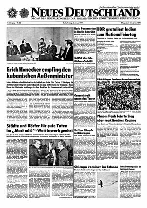 Neues Deutschland Online-Archiv vom 26.01.1979
