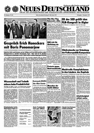 Neues Deutschland Online-Archiv vom 27.01.1979