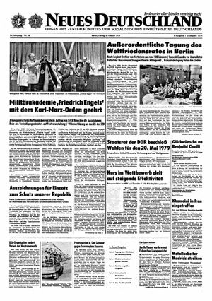 Neues Deutschland Online-Archiv vom 02.02.1979