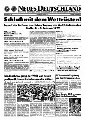 Neues Deutschland Online-Archiv vom 05.02.1979