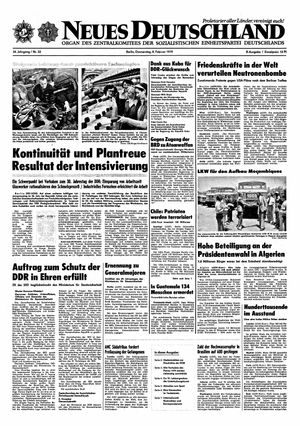 Neues Deutschland Online-Archiv vom 08.02.1979