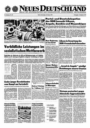 Neues Deutschland Online-Archiv vom 15.02.1979