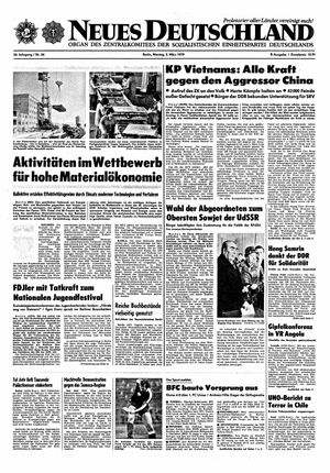 Neues Deutschland Online-Archiv vom 05.03.1979
