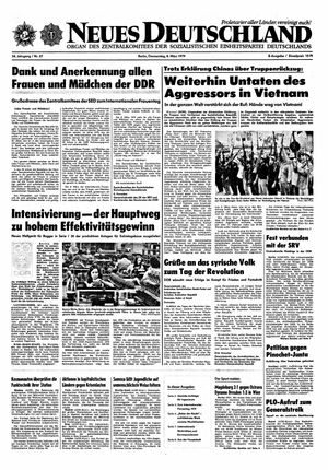 Neues Deutschland Online-Archiv vom 08.03.1979