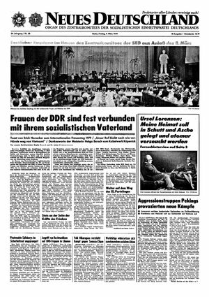 Neues Deutschland Online-Archiv vom 09.03.1979